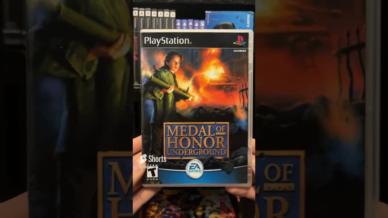 Medal of Honor: Underground. Легенда Playstation 1 #ps1#retrogaming #shorts смотреть онлайн