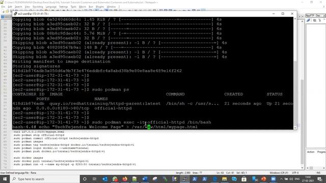 Image Registries, Docker Hub & Quay.io (Containers, Kubernetes OpenShift Part-5) RedHat EX180 смотреть онлайн