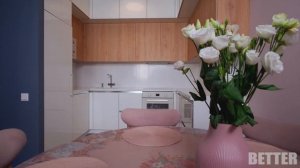 Кухня с матовыми и глянцевыми фасадами | Kitchen with matt and glossy facades