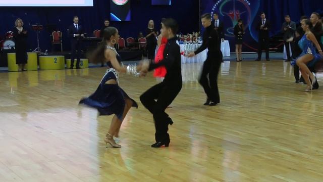 Евгений Груда - Дарья Шаповалова Minsk Open Юниоры 2 D Джайв смотреть онлайн