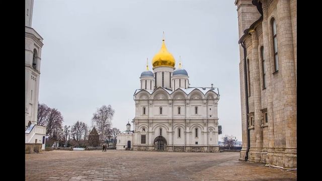 Москва Кремль Соборная площадь