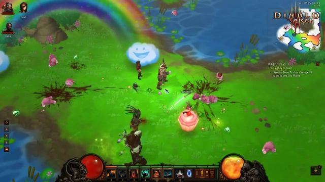 Diablo 3: Секретынй уровень с пони и медведями
