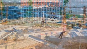 Детская площадка «Оригами» в ЖК «Саларьево парк»