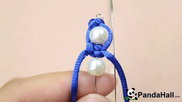 Pic 40. PandaHall Мастер-Класс - Элегантный плетенный браслет из бусины и шнура