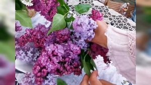 Весенняя сервировка в саду