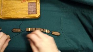 Меняем Нить. "Острые" перекидные четки.