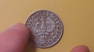 20 грошей 1923 Польша ( 20 grosze 1923 poland)