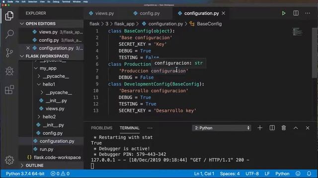 ? Curso Módulo 1 |Aprendido| Flask | Jinja2 | Blueprint | Configuraciones смотреть онлайн