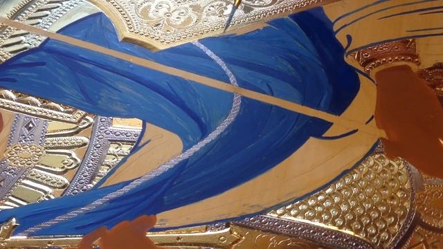 Святий вмч. Феодор Стратилат. ( 15.36 мин. и весь процесс создания иконы .) смотреть онлайн