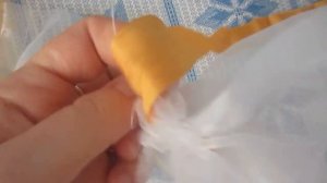 Хвост лисы из фатина своими руками.