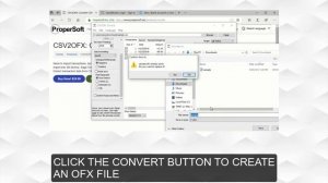 CSV2OFX (Windows): Convert CSV/Excel to OFX and import into QB Online