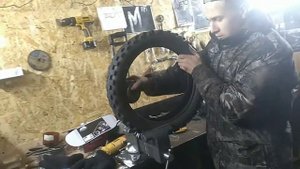 Шиповка шин на ПИТБАЙК Шипуем на зиму мотошины