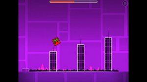 Прохождение Geometry Dash 1 уровень на 3 монеты !!!