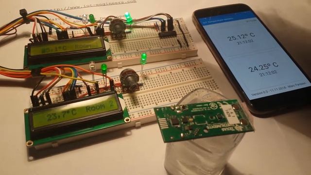 v 0.5 - IoT BLE Sensor readings with Realtime Android Client App смотреть онлайн