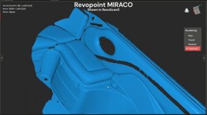 Revopoint MIRACO 3D Scanning Showcase - Boat Cockpit - shown in RevoScan5