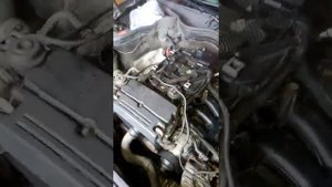 W203 M271 сборка впускного тракта, замена прокладки клапанной крышки.
