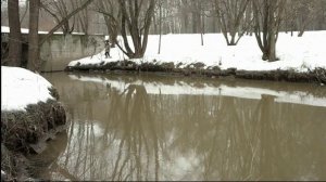 Рыбалка на река Яуза в феврале. Float fishing on Yauza river.