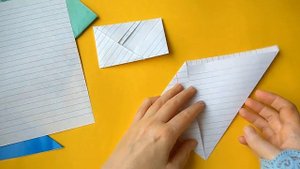 конверт из письма,как сложить красиво письмо .