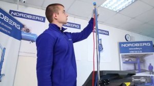 Установка для заправки автомобильных кондиционеров NORDBERG NF15 полуавтоматическая 14 л