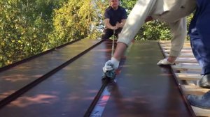 Машинка для фальцевой кровли