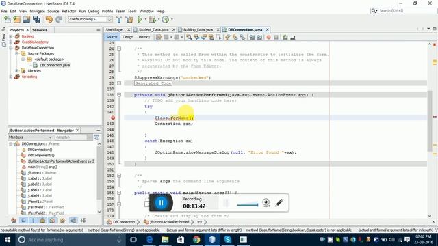 How to Connect Java to MySQL in NetBeans смотреть онлайн