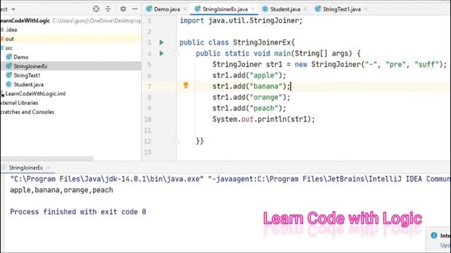 StringJoiner class in Java- New features of Java 8 || StringJoiner In Java||Java Interview Question смотреть онлайн