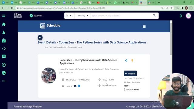 Infosys Launched Python Series with Data Science | Learn Python and Data Science Free Courses Onlin