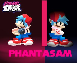 fnf new mod 3d boyfriend vs игрока PHANTASM