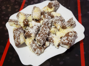 КОКОСОВЫЕ БАТОНЧИКИ. Очень вкусный десерт.