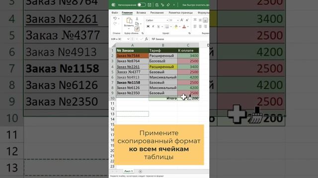 Как быстро очистить ячейки Excel от форматирования?