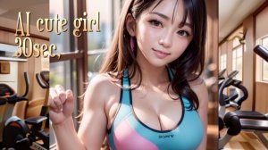 【美人AI】AI cute girl 30 Sec.  (#SeaArtAI #Mubert)