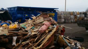 Дробильная установка Husmann HL II 1622  с магнитом - измельчение шин, КГМ и древесины