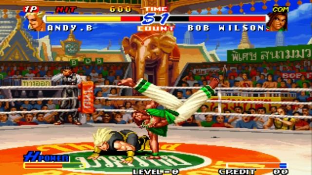 Real Bout Fatal Fury 2 The Newcomers - Andy Bogard (FLIPERAMA/ARCADE) Até o final - Playthrough смотреть онлайн