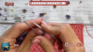 КРАСИВЫЙ АЖУРНЫЙ УЗОР/ как вязать спицами