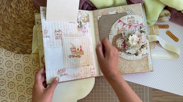 Скрапбукинг - ДЕТСКИЙ альбом - обзор - мастер класс смотреть онлайн