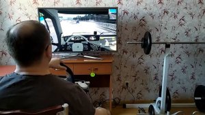 Стойка для игрового руля с кпп.