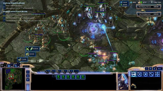 Starcraft 2 Wings Of Liberty Reversed Campaign Mission 17 Challenge mode all achievements no bugs смотреть онлайн