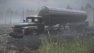 Зил 130 бензовоз доставка цистерни snowrunner soviet truck delivery gasoline