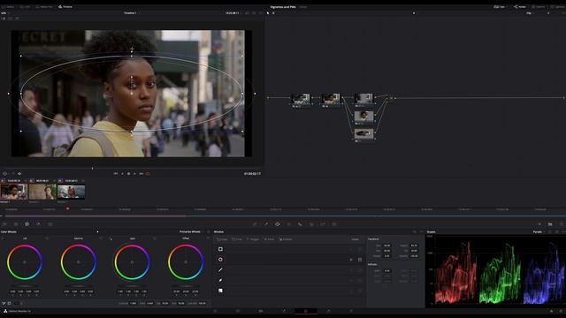 Power Windows and Vignettes for Contrast - Color Grading Tutorial for Beginners in DaVinci Resolve