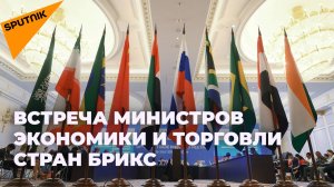 В Москве проходит встреча министров экономики и торговли стран БРИКС