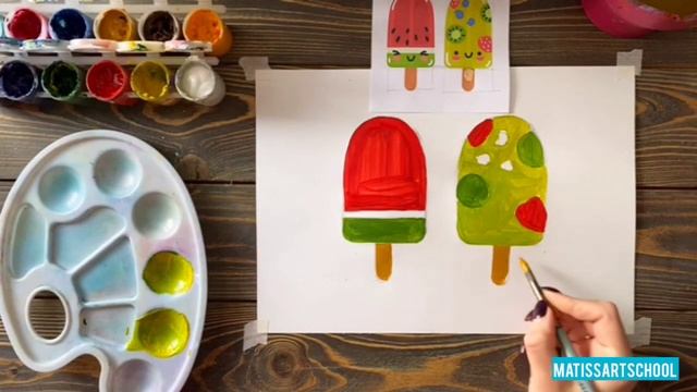 Как нарисовать мороженое в стиле Kawaii смотреть онлайн