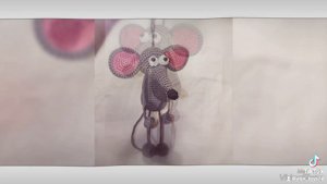 мышь,игрушка амигуруми,ручная работа