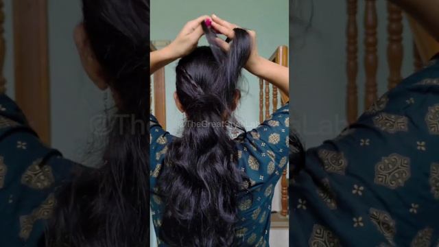 Easy 2 in 1 hairstyle ?✨#hairstyle #beuty #haircare #clawclip #braids смотреть онлайн