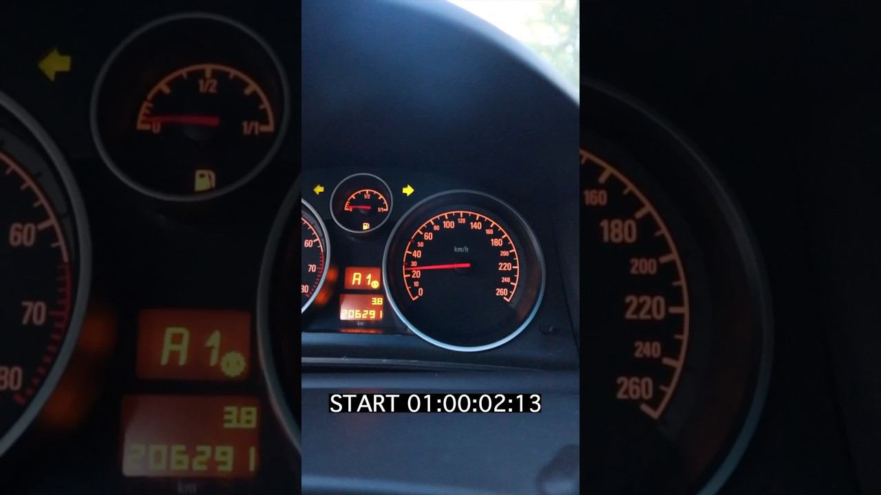 Opel Astra h 0-100 test easytronic z16xer смотреть онлайн