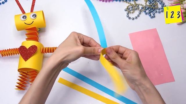 Paper robot | Moving paper TOYS | Easy paper crafts смотреть онлайн