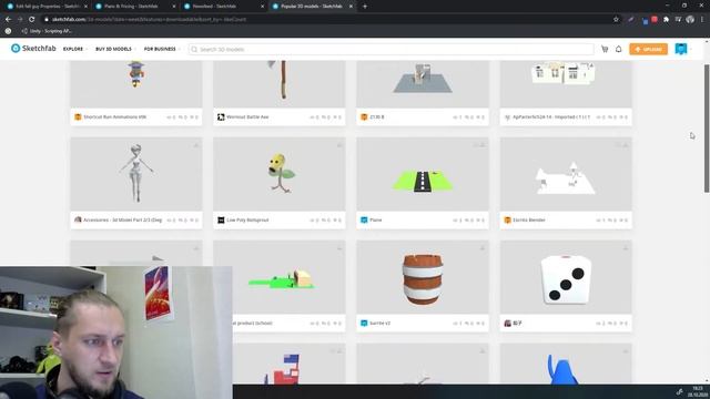 Экспорт моделей из Blender; портфолио и магазины для 3D [3D игра в Unity & Blender. Часть 14]