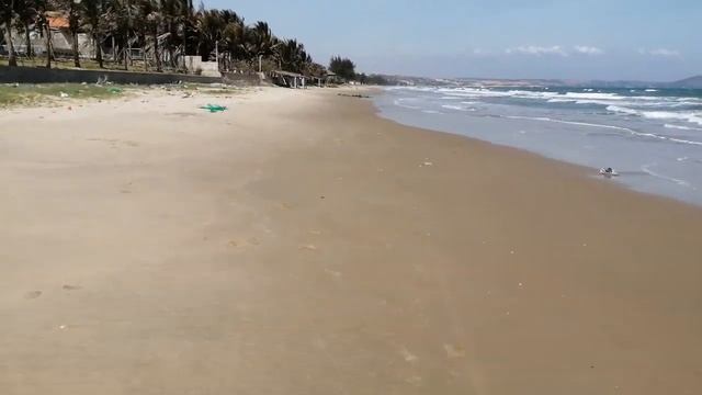 Заброшенный пляж в Муйне. Пляж в Муйне. Еду по пляжу на мото байке.