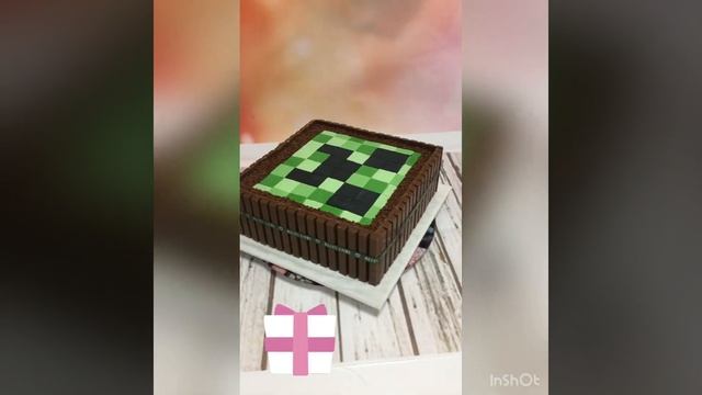Торт МАЙНКРАФТ(Minecraft)