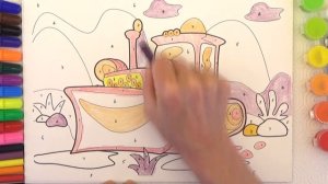 Видео для детей.Раскраска. Бабушкины Сказки.Video for children coloring pages