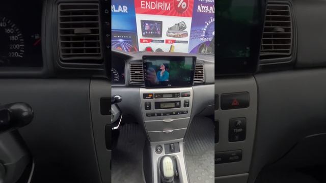 Toyota corolla android monitor #baku #2din #android #fyp